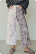 Multicolour Retro Floral Leopard